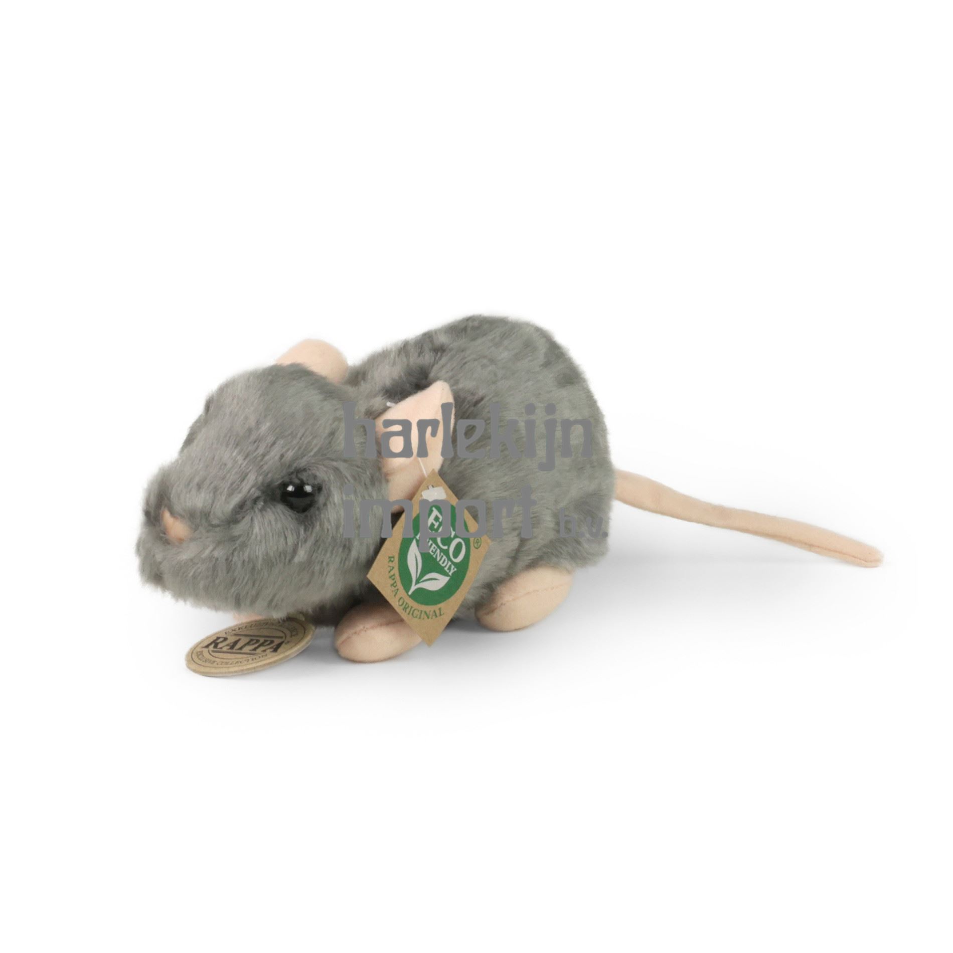 Pluche muis 16 cm ECO-VRIENDELIJK
