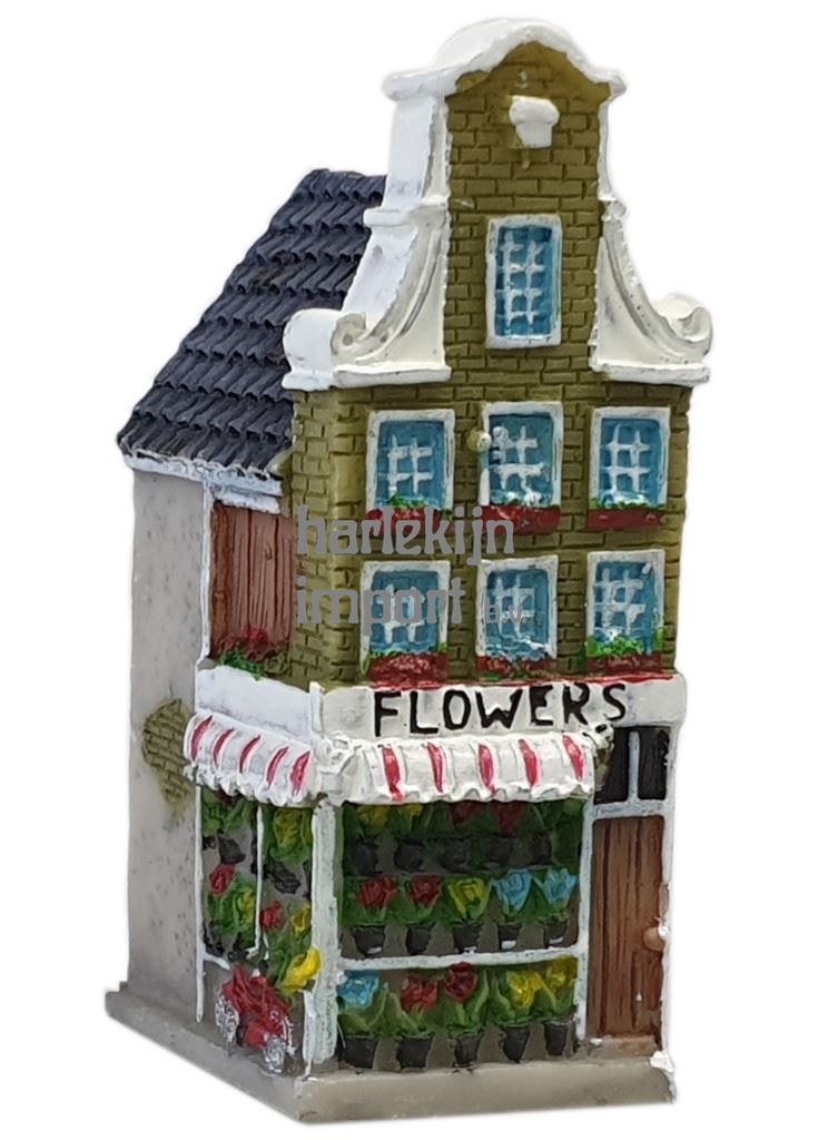 3-Dimensionale gevelhuisjes: Flowers. 5,