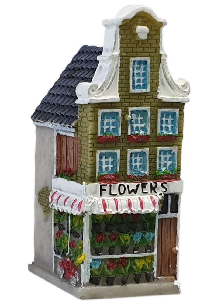 3-Dimensionale gevelhuisjes: Flowers. 5,