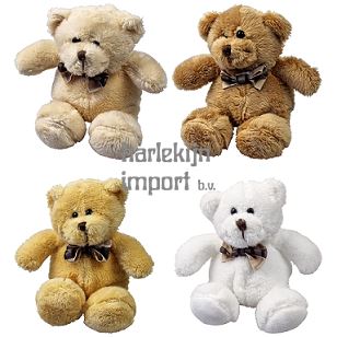 Knuffels Beren. 4 ass. 12 cm. (In polyba