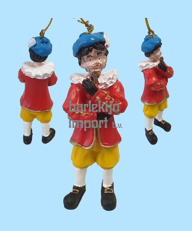Polystone Roetveeg Piet eet chocolade le