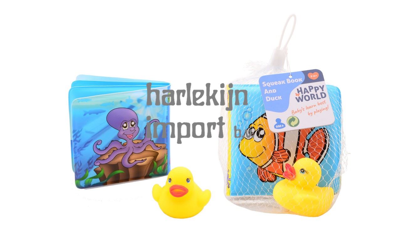 Badboekje: Happy World met eend. 0+