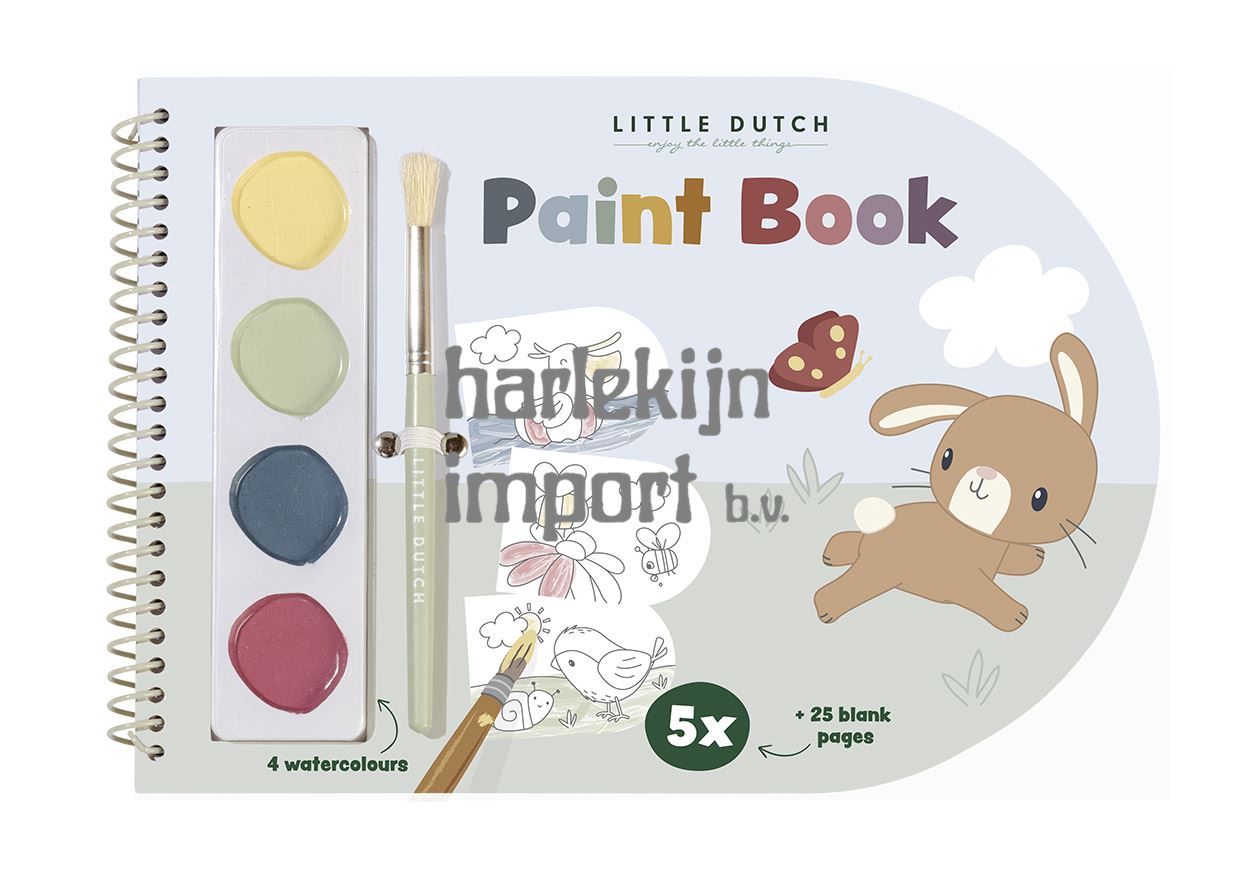 Little Dutch Verfboek. 3+