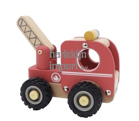 Houten Brandweerauto. 3+