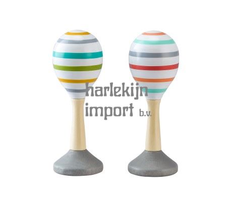 Samba Pastel strepen. 2 assortie.