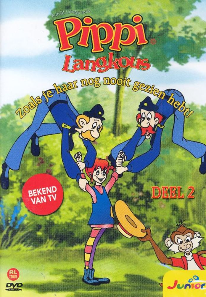 Ngk Dvd pippi laous animatie. deel 2