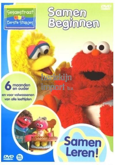 DVD Sesamstraat Samen beginnen.
