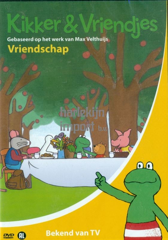DVD Kikker & Vriendjes. Vriendschap.