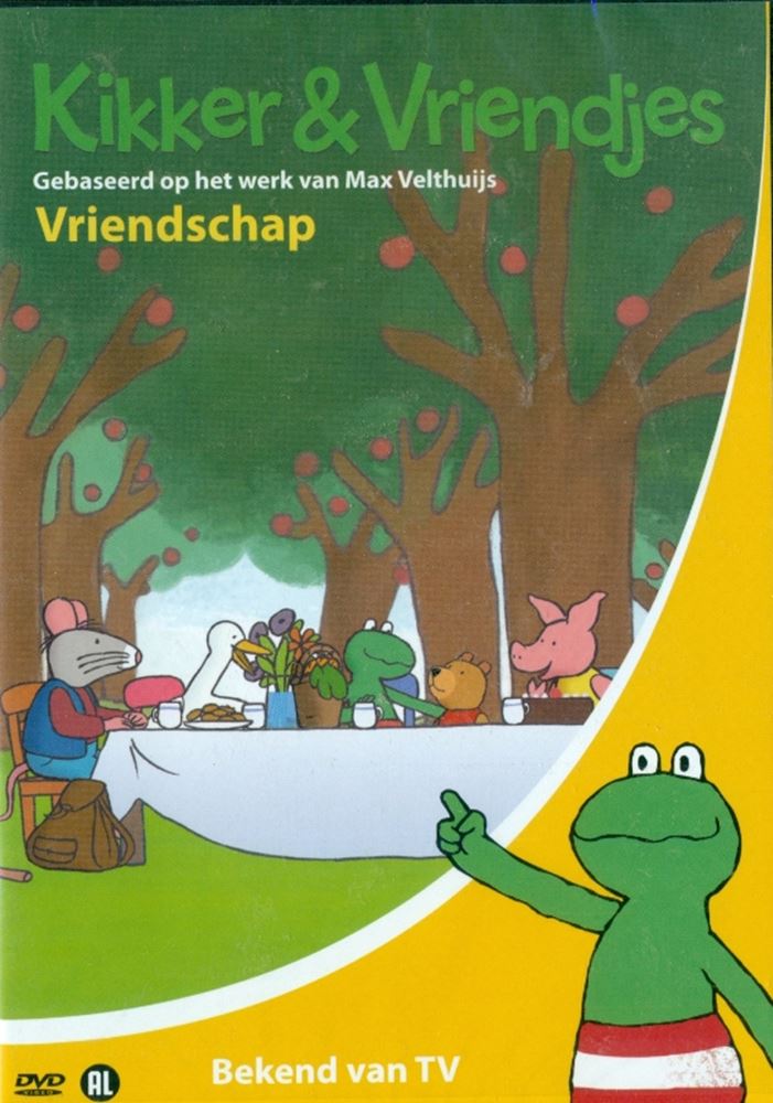 DVD Kikker & Vriendjes. Vriendschap.