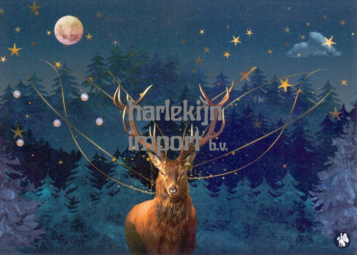 Prentbriefkaart CD10: Christmas dee 6 st