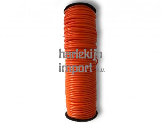 Rol springtouw 4 mm, Oranje. 100 meter