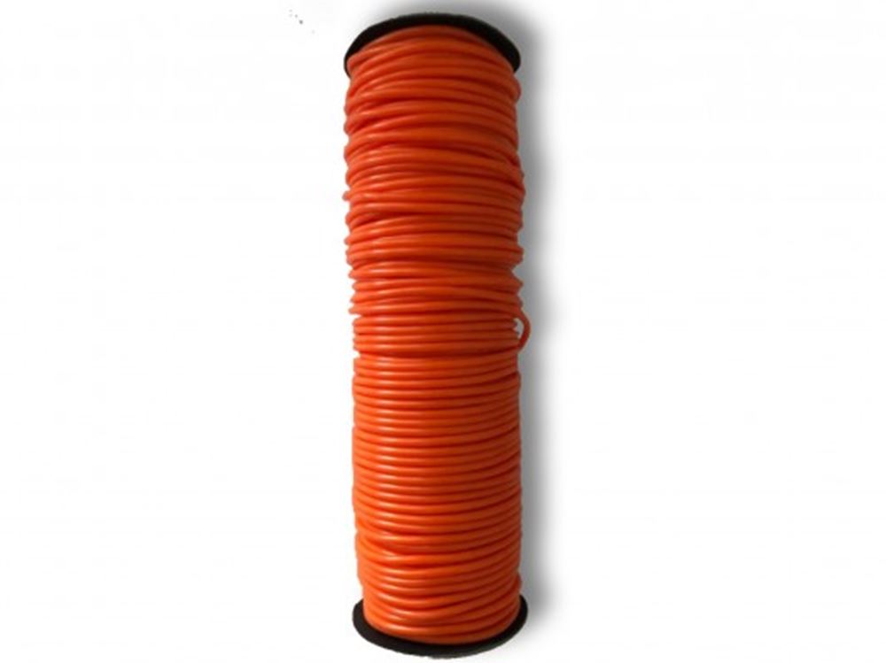 Rol springtouw 4 mm, Oranje. 100 meter