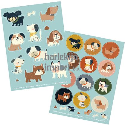 Bora Stickervellen 2 x A6. Pup (5 sets)