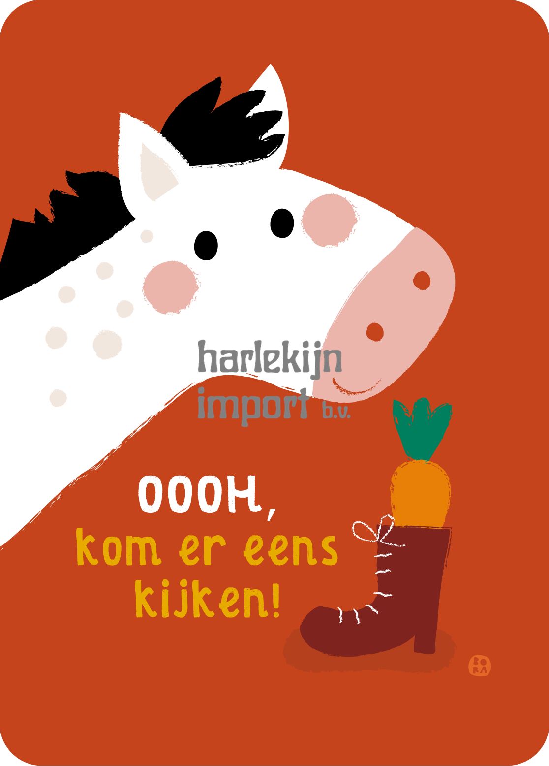Bora Sinterklaas! ansichtkaart