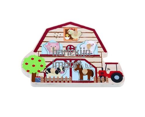 Studio Circus Boerderijpuzzel met geluid
