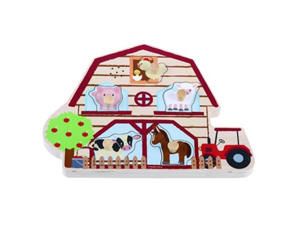 Studio Circus Boerderijpuzzel met geluid