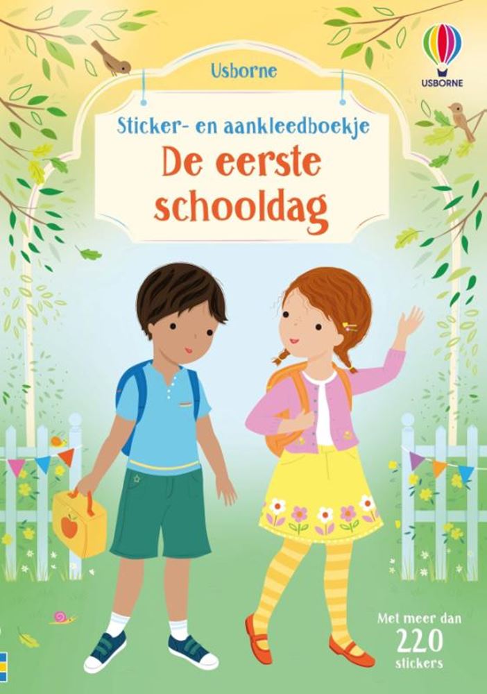 Stickerboek: De eerste schooldag 3+