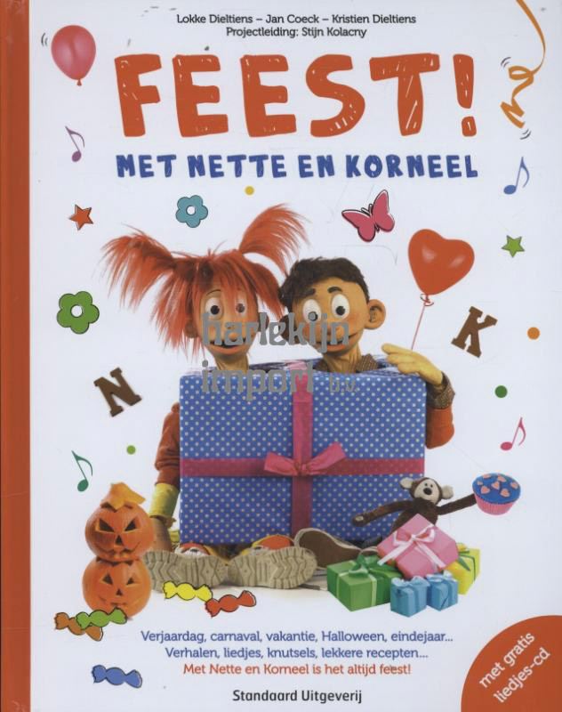 Feest met Nette en Korneel (+ cd). 4+
