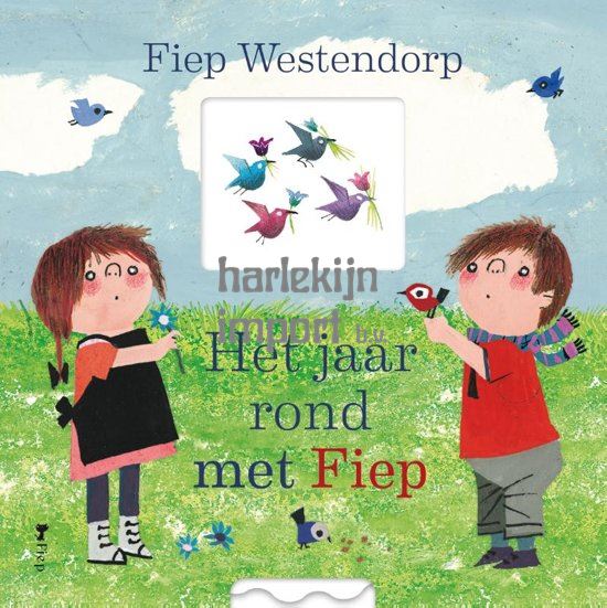 Het jaar rond met Fiep (karton). 2+
