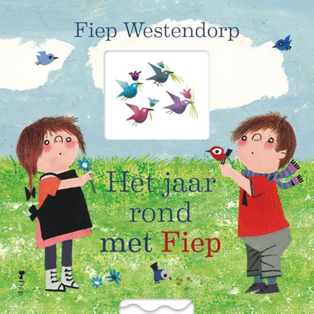 Het jaar rond met Fiep (karton). 2+