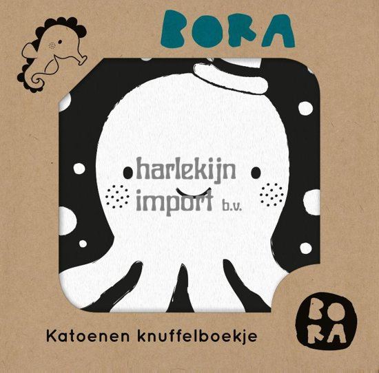 Bora in het water (stoffenboekje)
