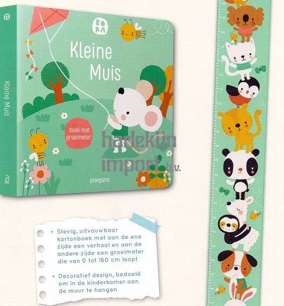 Bora Kleine Muis kartonboek+ groeimeter
