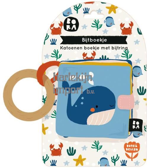 Knisperboekje: Bora zee, bijtboekje. 0+