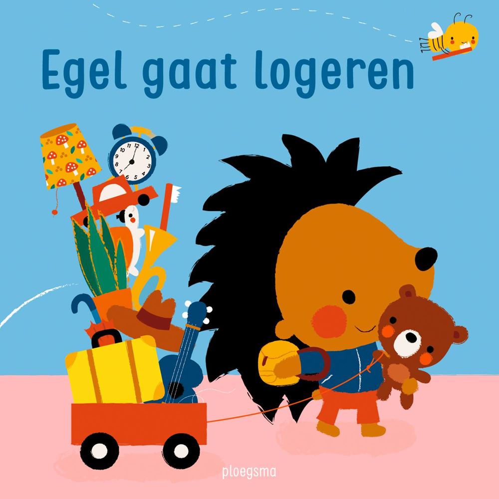 Egel gaat logeren. Kartonboek. 2+