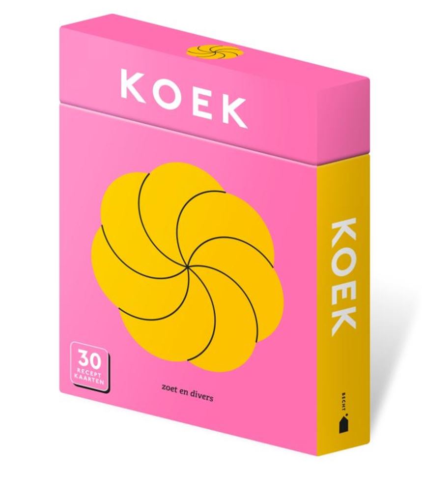 30 receptenkaarten: Koek.Volwassene