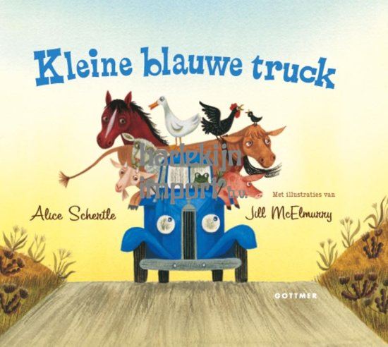 Kleine blauwe truck (kartonboek). 2+