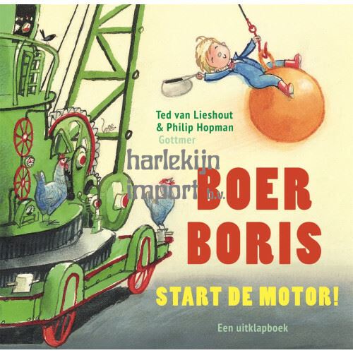 Boer Boris start de motor! kartonboek.3+