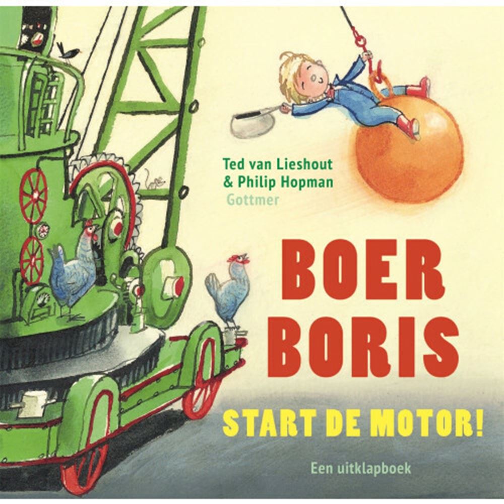 Boer Boris start de motor! kartonboek.3+