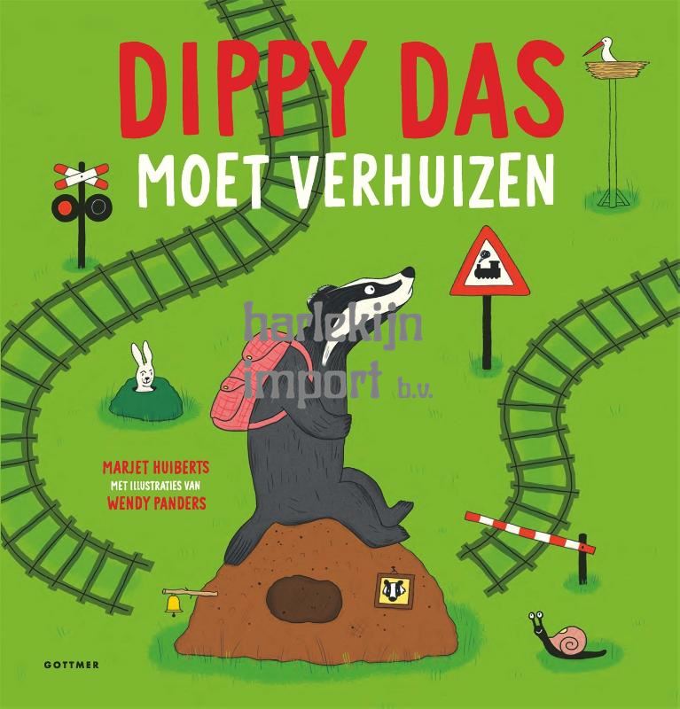 prentenboek: Dippy Das moet verhuizen.