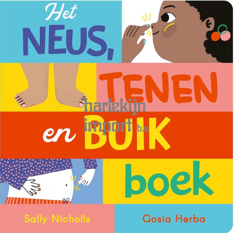 KartonboekHet neus-, tenen- en buikboek