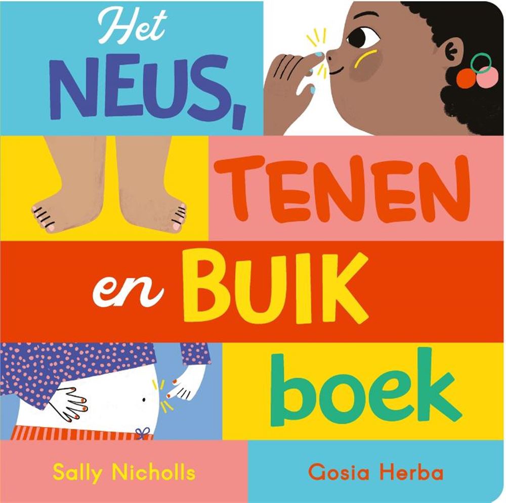 KartonboekHet neus-, tenen- en buikboek