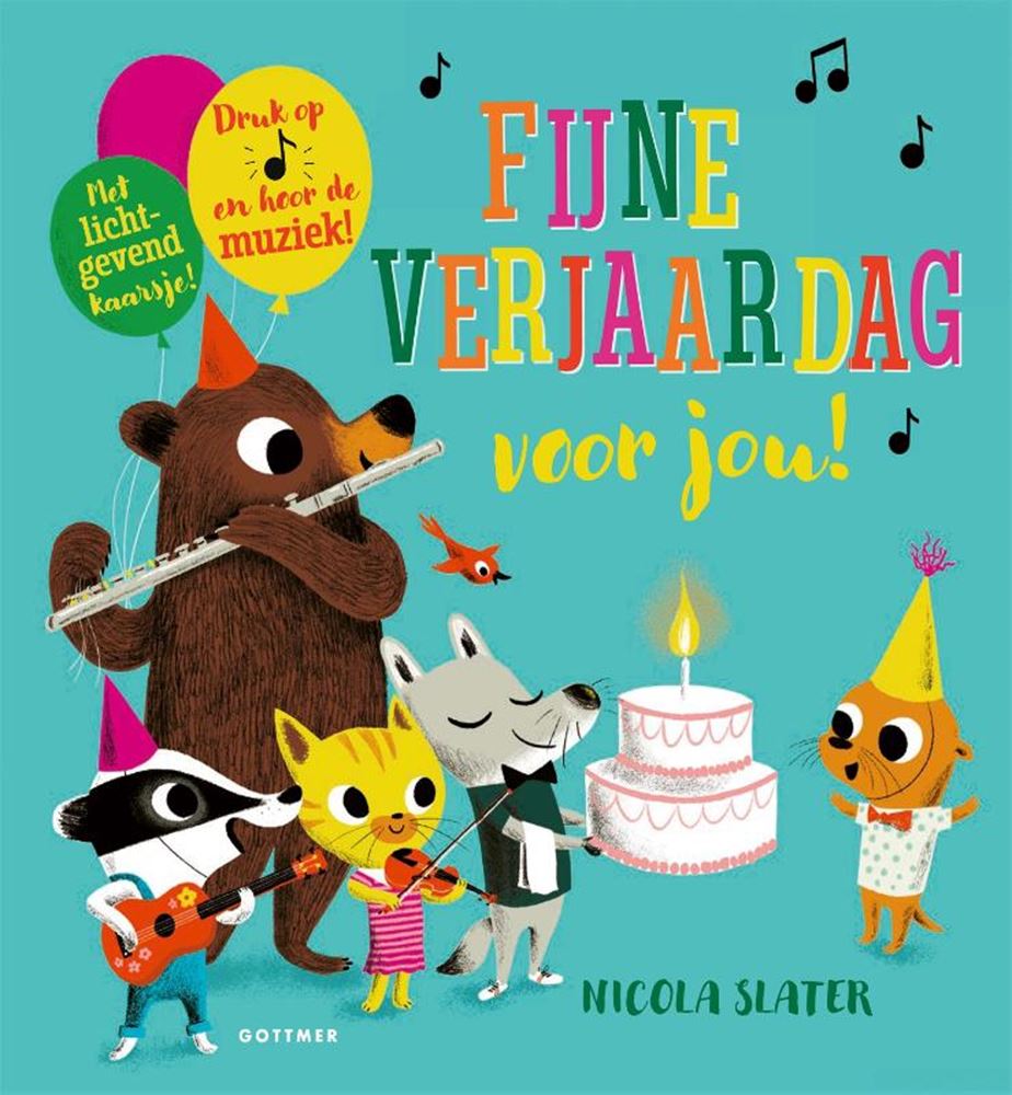 Gottmer Uitgevers Groep Geluidenboek fijne verjaardag voor jou!