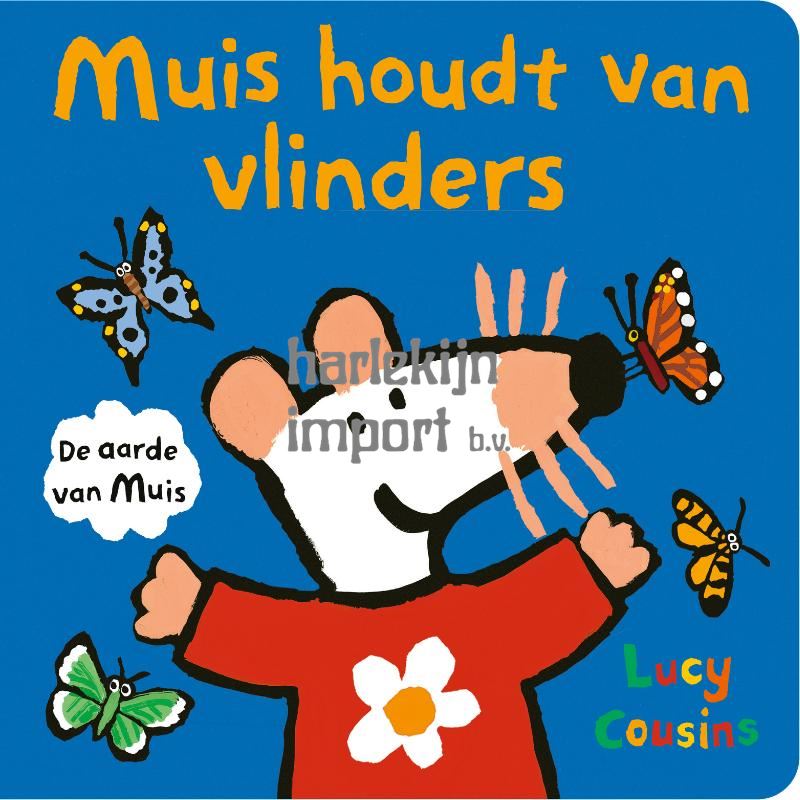 Kartonboek: Muis houdt van vlinders 2+