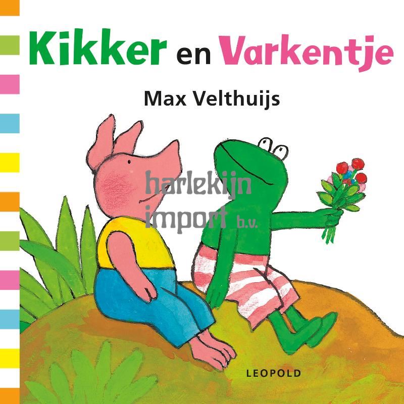 Kikker en Varkentje. Kartonboek. 0+