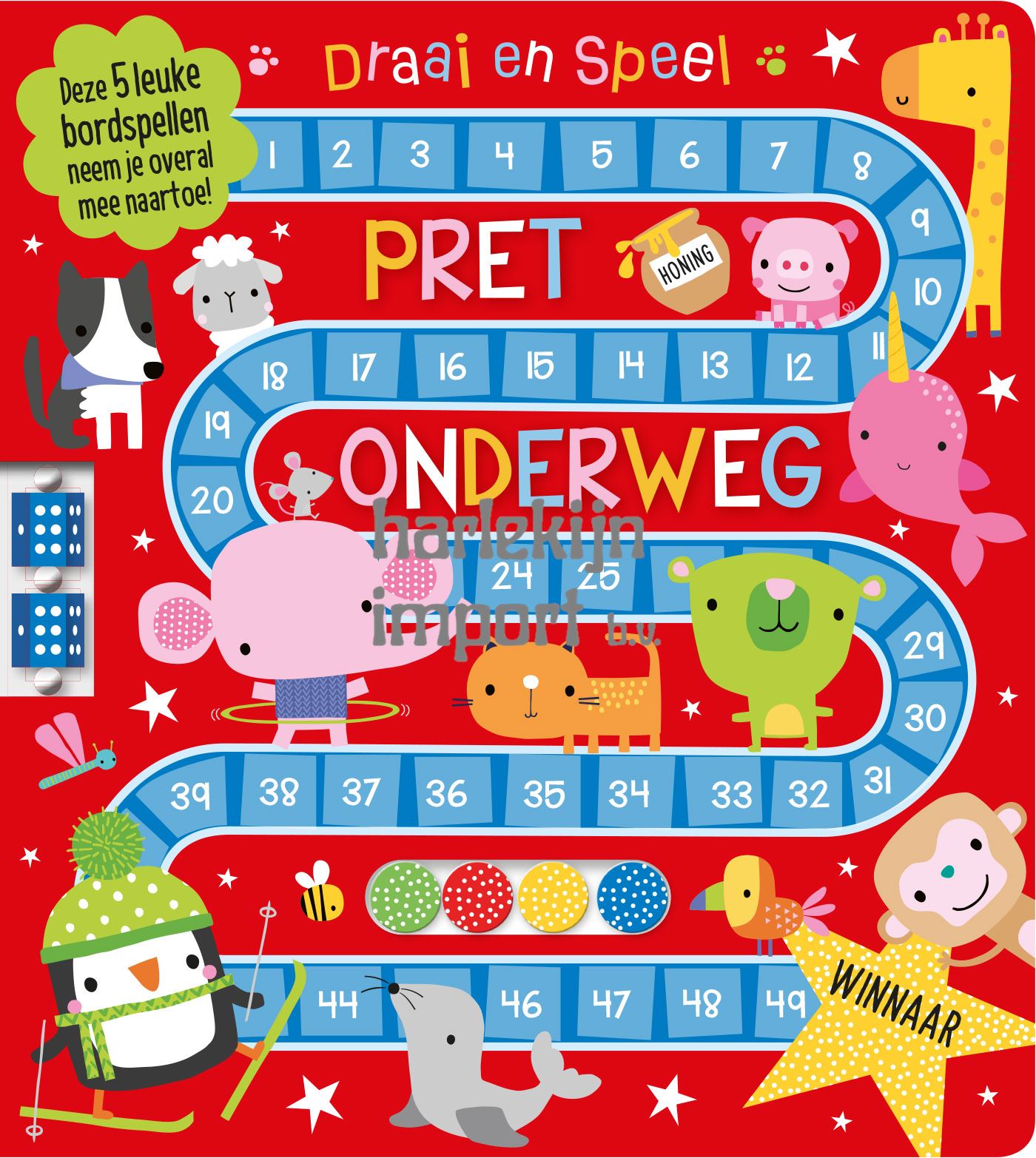 Spelletjesboek: Pret onderweg. 4+