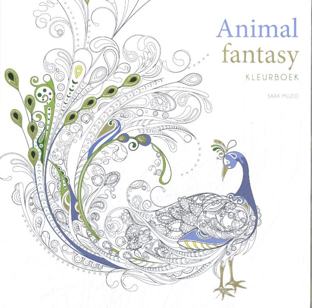 Kleurboek: Animal fantasy Volwassene
