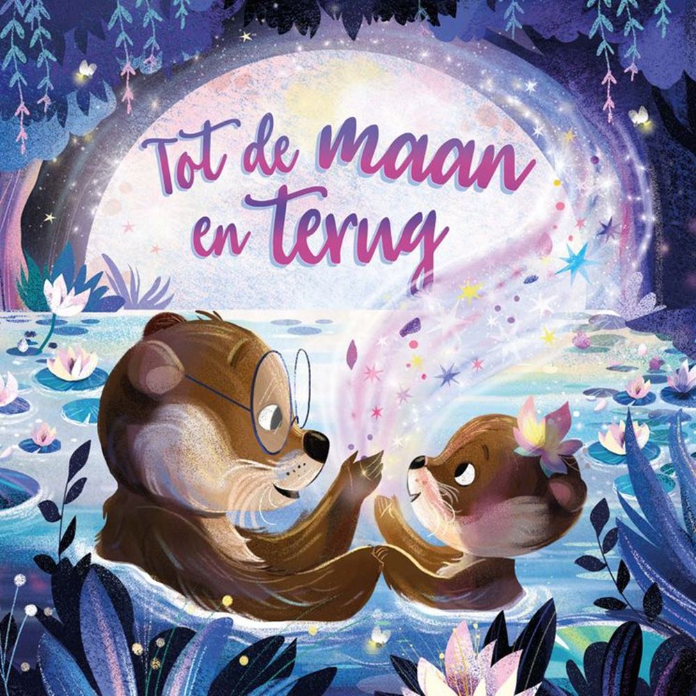 Tot de maan en terug. Kartonboek. 2+