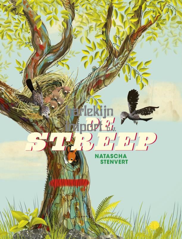 De streep. 3+