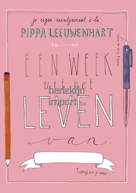 Pippa Leeuwenhart invulschriftje
