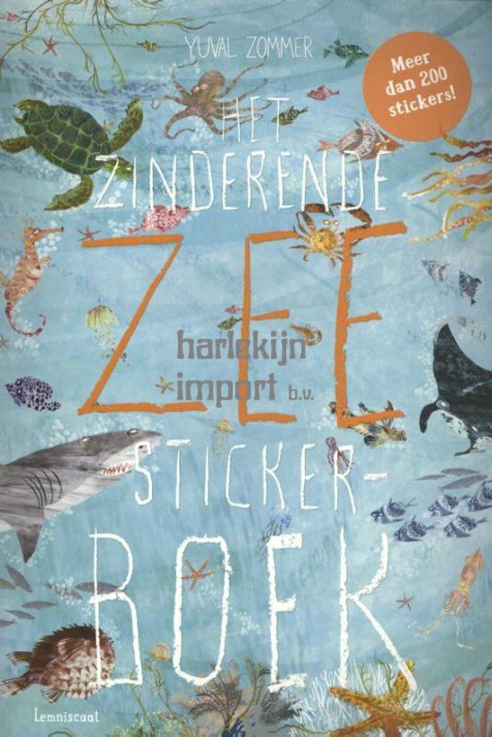 Het Zinderende Zee stickerboek. 5+