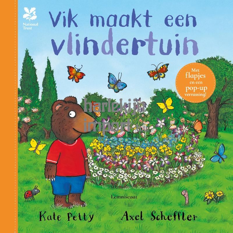 Vik maakt een vlindertuin 4+