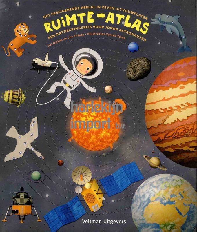 Ruimte-atlas (uitklapboek). 7+