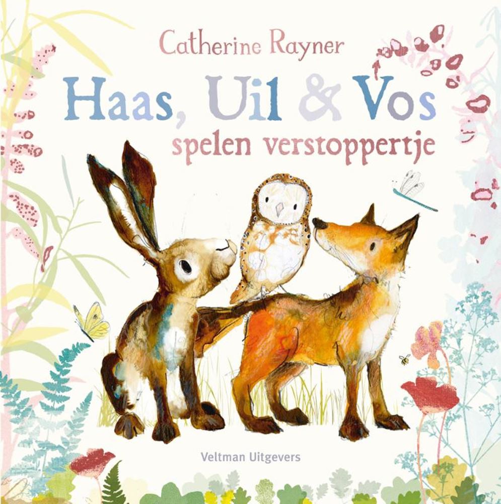 Haas, Uil & Vos spelen verstoppertje. 3+