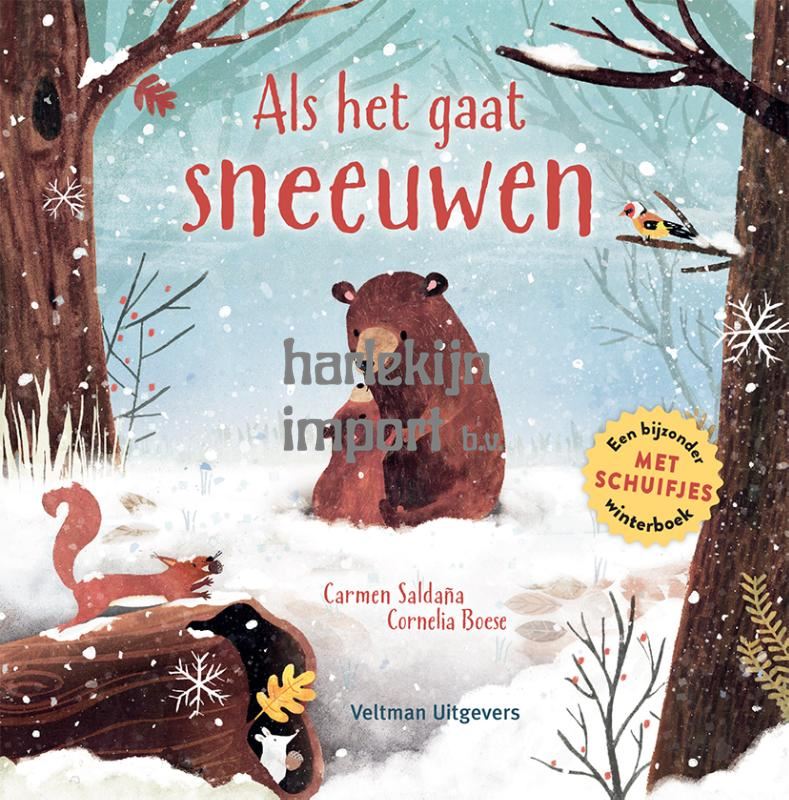 Kartonboek: Als het gaat sneeuwen 1+