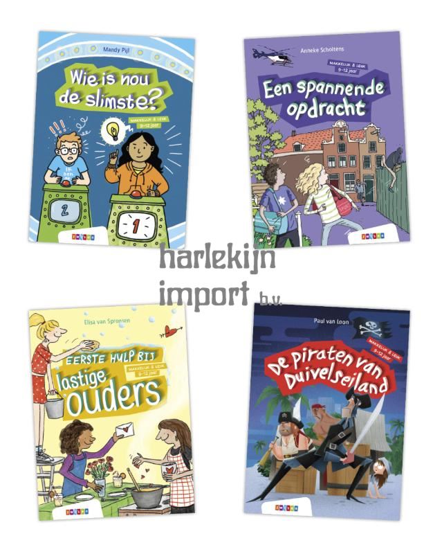 Pakket Makkelijk en Leuk AVI E5 (4 titel