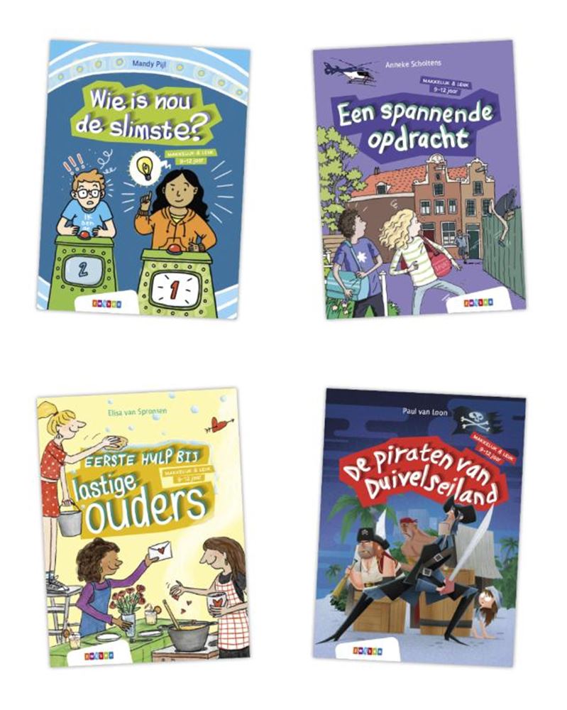 Pakket Makkelijk en Leuk AVI E5 (4 titel